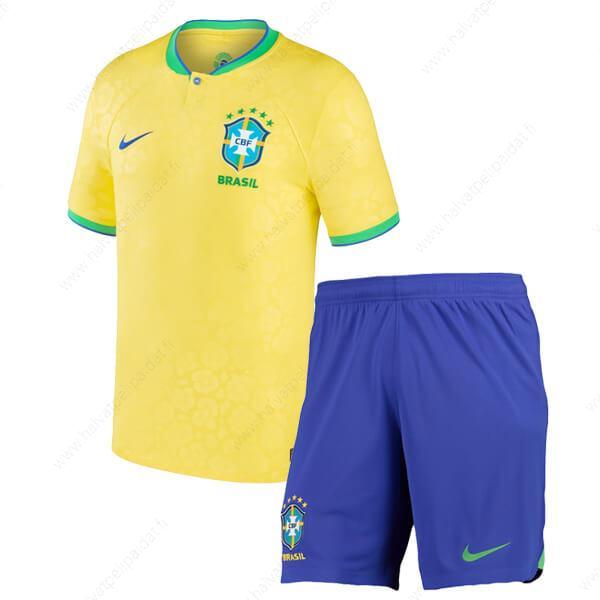 Brasilia Koti Lapset Jalkapallo pelipaita 2022