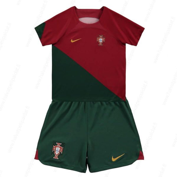 Portugali Koti Lapset Jalkapallo pelipaita 2022